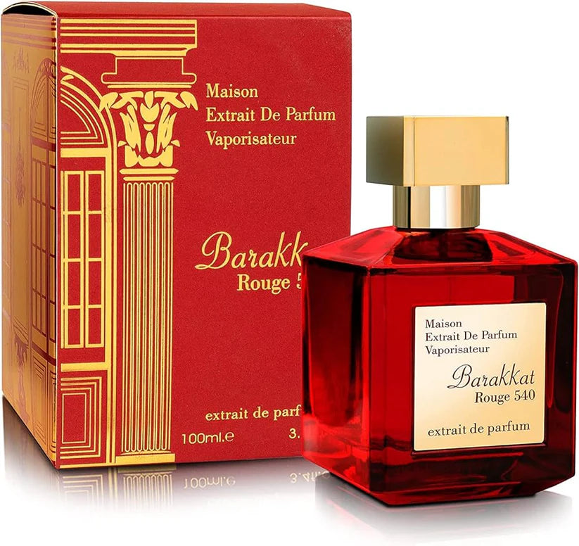 BARAKKAT ROUGE 540 EXTRAIT DE PARFUM Fragance world Unisex 100ml