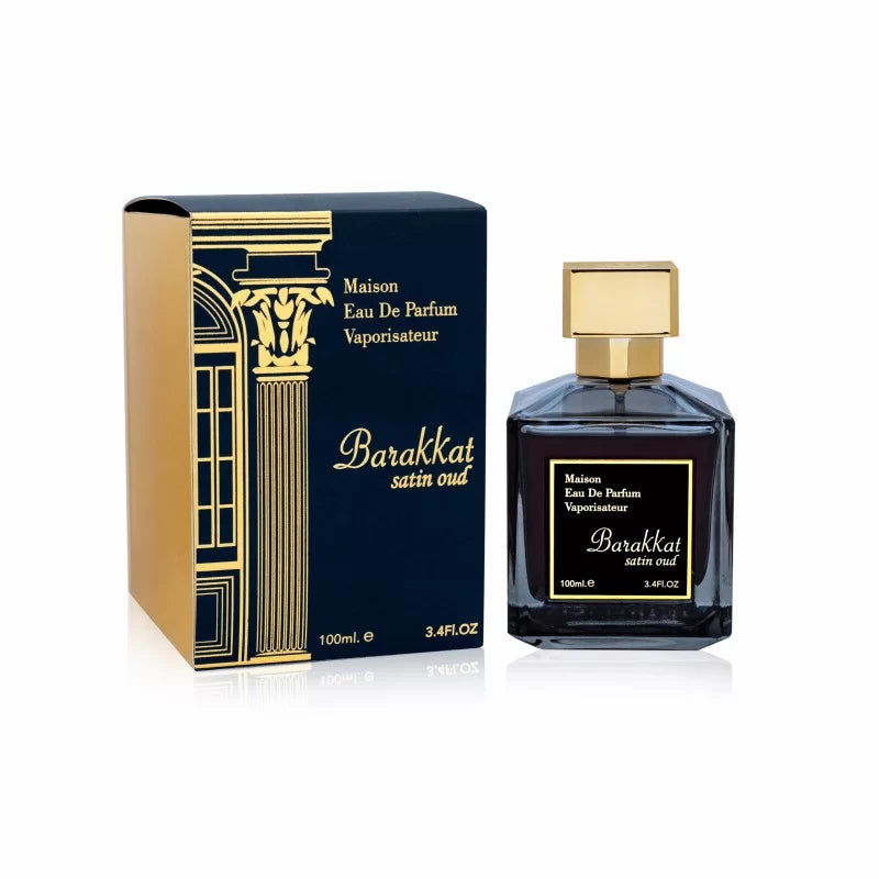 BARAKKAT SATIN OUD Fragance world perfume Unisex 100ml